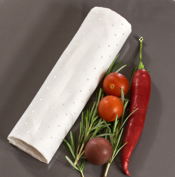 Serviette Pünktchen-Damast